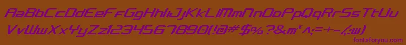 Шрифт concclassiccond – фиолетовые шрифты на коричневом фоне