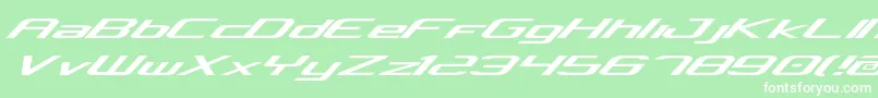 concclassicexpand Font – White Fonts on Green Background