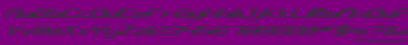 concielianbreak Font – Black Fonts on Purple Background