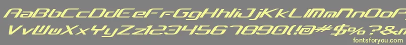 concielianbreak Font – Yellow Fonts on Gray Background