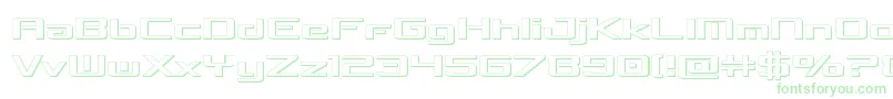 concielianbreak3d-Schriftart – Grüne Schriften auf weißem Hintergrund