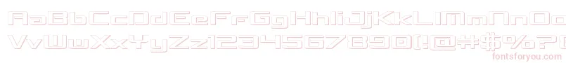 concielianbreak3d-Schriftart – Rosa Schriften auf weißem Hintergrund