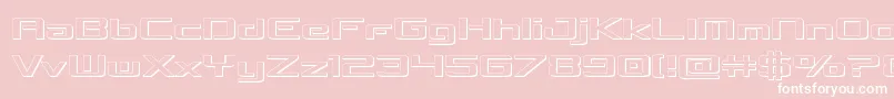 concielianbreak3d Font – White Fonts on Pink Background