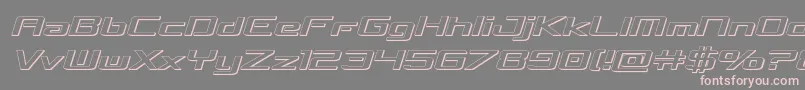 More about concielianbreak3dsemital Font concielianbreak3dsemital Font – Pink Fonts on Gray Background