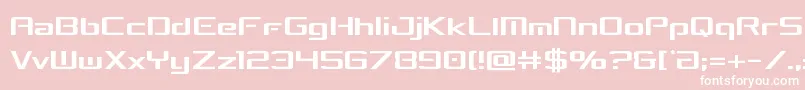 concielianbreakcond Font – White Fonts on Pink Background
