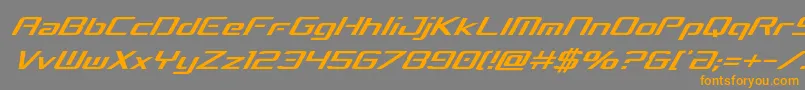 concielianbreakcondital Font – Orange Fonts on Gray Background