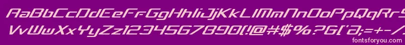 concielianbreakcondital Font – Pink Fonts on Purple Background