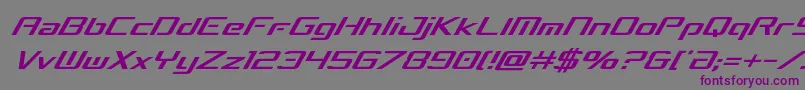 concielianbreakcondital Font – Purple Fonts on Gray Background