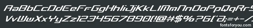 concielianbreakcondital Font – White Fonts on Black Background