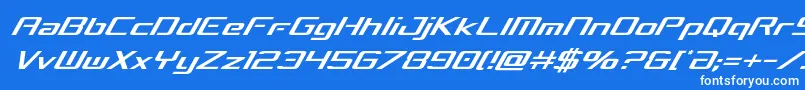 concielianbreakcondital Font – White Fonts on Blue Background