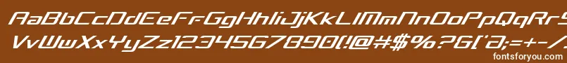 concielianbreakcondital Font – White Fonts on Brown Background