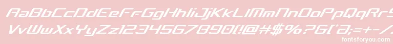 concielianbreakcondital Font – White Fonts on Pink Background