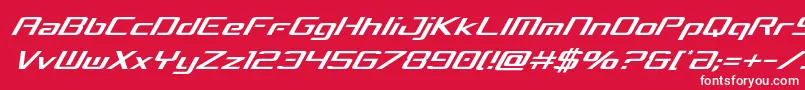 concielianbreakcondital Font – White Fonts on Red Background