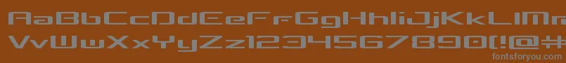 Шрифт concielianbreakexpand – серые шрифты на коричневом фоне