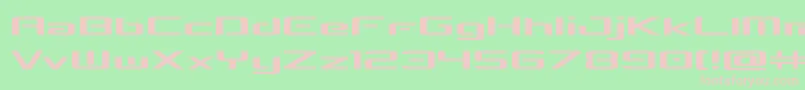 concielianbreakexpand Font – Pink Fonts on Green Background