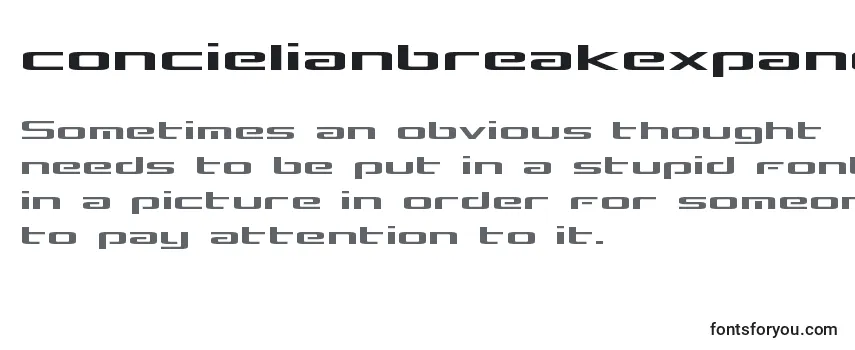 Concielianbreakexpand Font