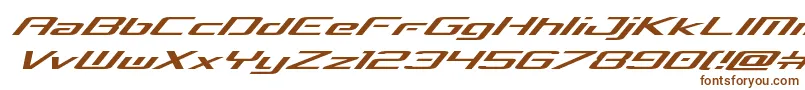 concielianbreakexpandital Font – Brown Fonts on White Background