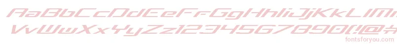 concielianbreakexpandital Font – Pink Fonts on White Background