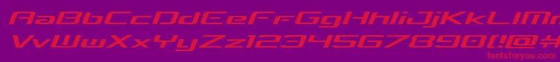 concielianbreakexpandsemital Font – Red Fonts on Purple Background