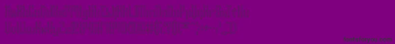 YourComplexOBrk Font – Black Fonts on Purple Background