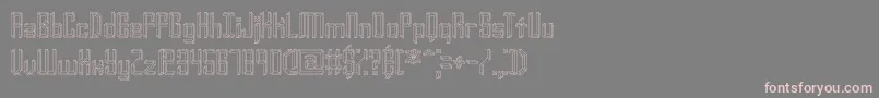 YourComplexOBrk Font – Pink Fonts on Gray Background