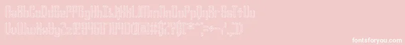 フォントYourComplexOBrk – ピンクの背景に白い文字