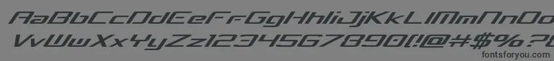 concielianbreakital Font – Black Fonts on Gray Background