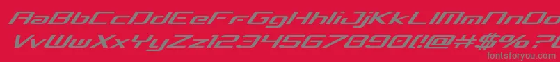 fuente concielianbreakital – Fuentes Grises Sobre Fondo Rojo