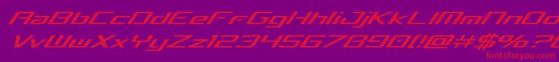 concielianbreakital Font – Red Fonts on Purple Background