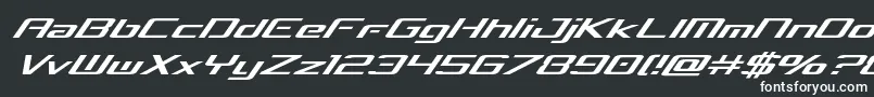 concielianbreakital Font – White Fonts on Black Background