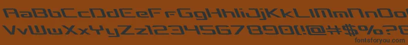 concielianbreakleft Font – Black Fonts on Brown Background