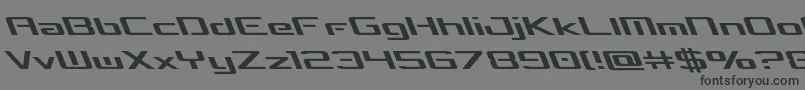 concielianbreakleft Font – Black Fonts on Gray Background