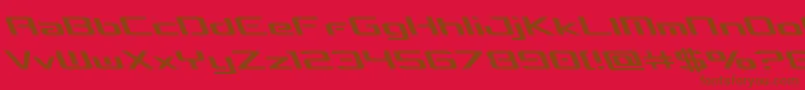 concielianbreakleft Font – Brown Fonts on Red Background