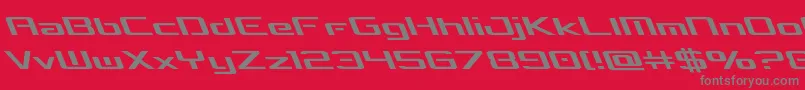 concielianbreakleft Font – Gray Fonts on Red Background