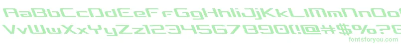 Fonte concielianbreakleft – fontes verdes em um fundo branco