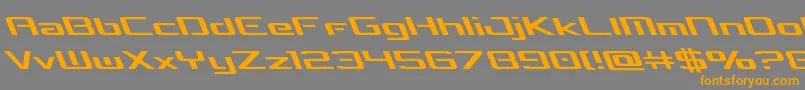 concielianbreakleft Font – Orange Fonts on Gray Background
