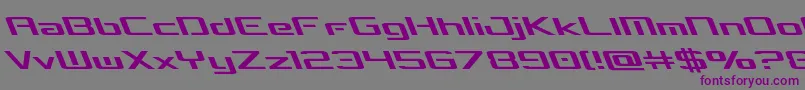 concielianbreakleft Font – Purple Fonts on Gray Background