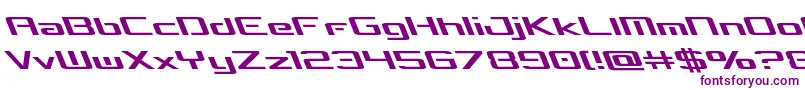 Шрифт concielianbreakleft – фиолетовые шрифты на белом фоне