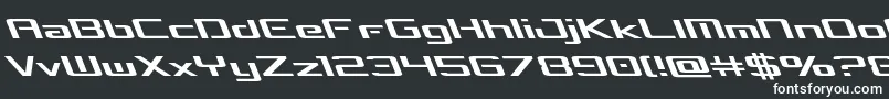 concielianbreakleft Font – White Fonts on Black Background