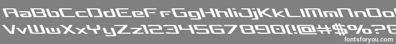 concielianbreakleft-Schriftart – Weiße Schriften auf grauem Hintergrund
