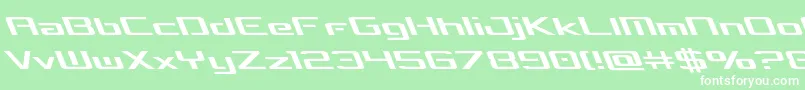 フォントconcielianbreakleft – 緑の背景に白い文字
