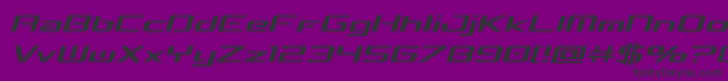 concielianbreaksemital Font – Black Fonts on Purple Background