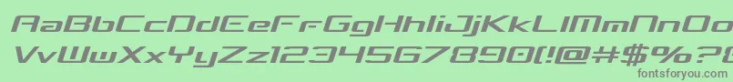 concielianbreaksemital Font – Gray Fonts on Green Background