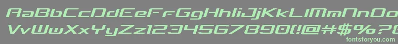 concielianbreaksemital Font – Green Fonts on Gray Background