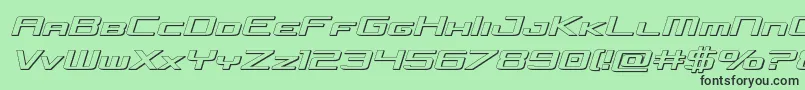 More about concielianjet3dsemital Font concielianjet3dsemital Font – Black Fonts on Green Background