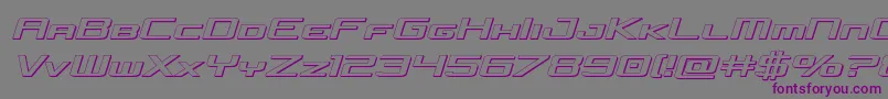 More about concielianjet3dsemital Font concielianjet3dsemital Font – Purple Fonts on Gray Background