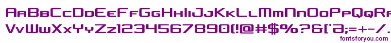 concielianjetcond Font – Purple Fonts on White Background