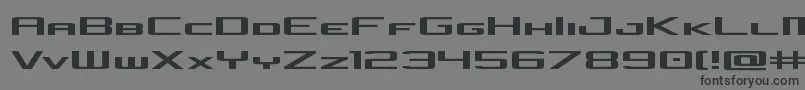 concielianjetexpand Font – Black Fonts on Gray Background