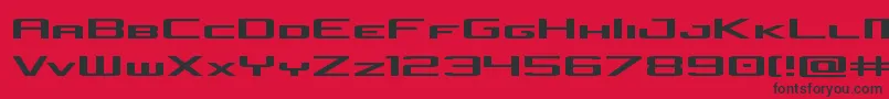 More about concielianjetexpand Font concielianjetexpand Font – Black Fonts on Red Background