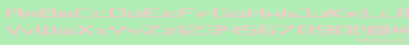 concielianjetexpand Font – Pink Fonts on Green Background